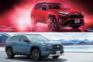 改良後仕様 トヨタ RAV4 PHV 1/30 カラーサンプル ミニカー